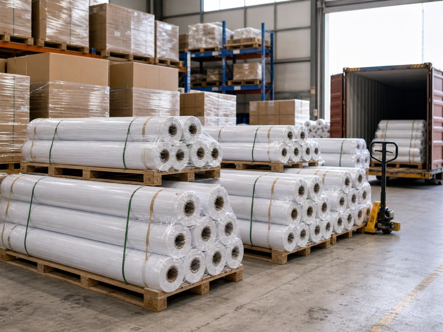 Warehouse and shipping area